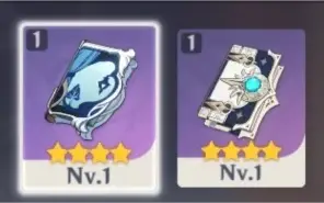 Genshin - Jean, Chongyun e Sucrose + Armas