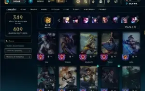 Unranked com 150 Champs e 76 Skins ( MAIN ADC )