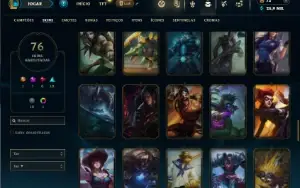 Unranked com 150 Champs e 76 Skins ( MAIN ADC )