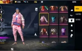 VENDO CONTA DE FREE FIRE GEMADA (PREÇO NEGOCIÁVEL)