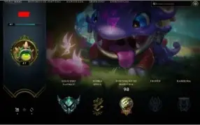 Conta platina 4 smurf + skins + croma + emote