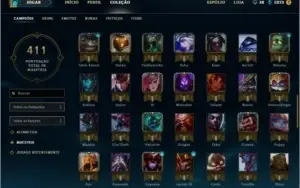 Conta diamante 5 todos champs 150 skins lvl 63
