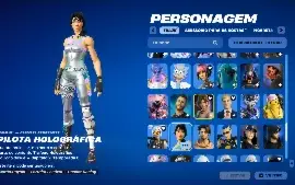 Conta Nfa De Fortnite Com 161 De Skins Com Lara Croft