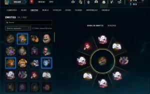 Unranked com 45 Champs e 13 Skins