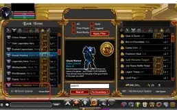 Adventure Quest World Conta 2013 + 2x HeroMart + Intens Raro