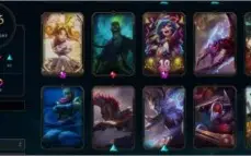CONTA TODOS OS CAMPEÕES / 136 SKINS / 127 ICONES