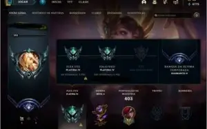 CONTA TODOS OS CAMPEÕES / 136 SKINS / 127 ICONES