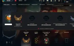Ouro 4 com 37 Champs e 2 Skins