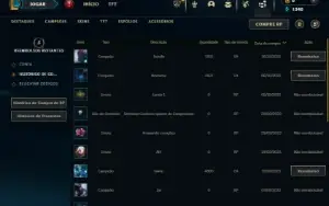 Ouro 4 com 37 Champs e 2 Skins