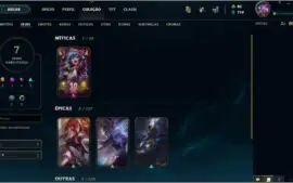 Conta lvl 39 Ouro I