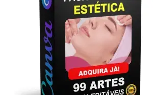 Pack Canva Estética Vol 1 - 99 Artes Editáveis