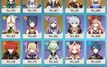 conta genshin 12 tier5 e 86 dias de benção