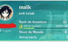 conta genshin 12 tier5 e 86 dias de benção