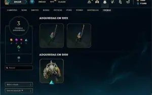Conta prata 2 com 65 Champs e 25 Skins