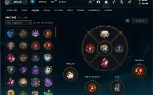 Conta prata 2 com 65 Champs e 25 Skins
