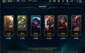 Conta prata 2 com 65 Champs e 25 Skins