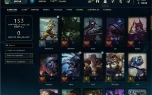 Conta prata 2 com 65 Champs e 25 Skins