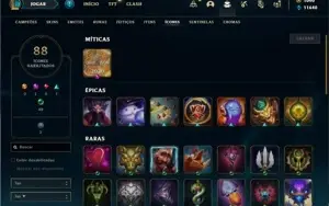 Conta prata 2 com 65 Champs e 25 Skins