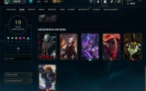 Conta Lol 100% Segura Full Acesso| 9 Skins | Lvl 54 | Unrank