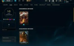 Conta Lol 100% Segura Full Acesso| 9 Skins | Lvl 54 | Unrank