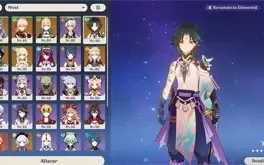 AR 56, 6 PERSONAGENS 5 ESTRELAS XIAO,VENTI,ALBEDO + BENÇÃO