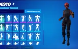 Conta Fortnite com bastante skins