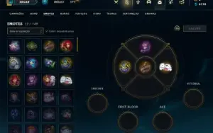 Conta diamante 1 com 33 Champs e 2 Skins + 4 Espolios