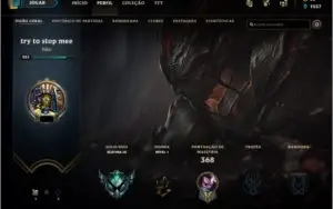 VENDO CONTA NO LOL PLAT3, QUASE TODOS OS CHAMP e 380 skins