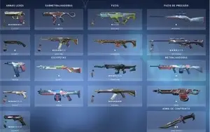 Vendo conta no valorant, com várias skins.