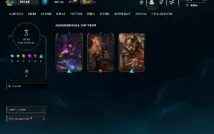 Platina 2 com 41 Champs e 3 Skins