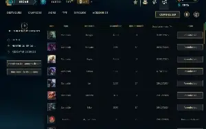 Platina 2 com 41 Champs e 3 Skins