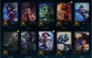 Conta lol platina 1