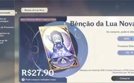 Conta Genshin Impact│13 5★ │ 6 Arma 5★ │Benção│
