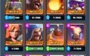 Clash Royale Lv 10  - 7 Lendárias - Troca de nick