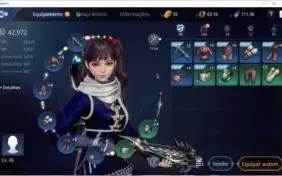 Conta Mir4 - LVL 45 - 42k900  serve EU62 + 111k de Aço Negro