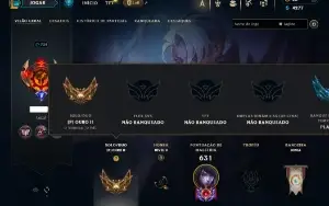 Ouro 2 com TODOS os Champs e 272 Skins ( JG / ADC / MID )