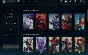 Conta Valorant +300 reais gastos // Conta Lol com 42 skins