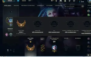 Conta Smurf Ouro 1, MMR Platina