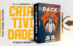 Mega Pack Studio Monkey  do Editor 4.0 Premium + Bonus