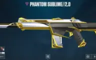 Conta valorant Smurf com phantom Sublime e Vandal Íon.