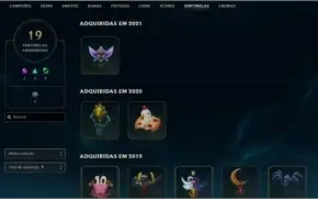 Conta League of Legends, FULL UPADA