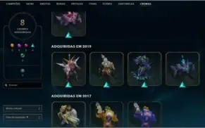 Conta League of Legends, FULL UPADA