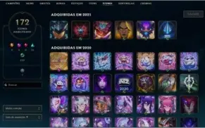 Conta League of Legends, FULL UPADA