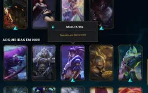 Conta league of legends esmeralda 4