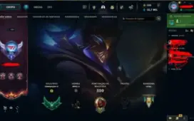 Conta league of legends esmeralda 4