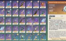 Conta Genshin AR 54 com 8 personagens 5 stars