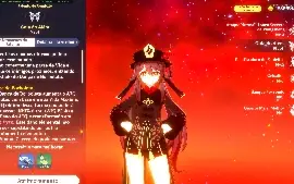 Hu Tao C1 + Bis(Staff of Homa) + Xingquiu C6 + Keqinq AR 52