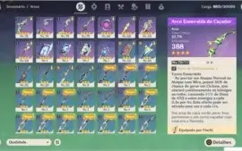 genshin impact venti 3 Cons + jean + full fishl + full xiang