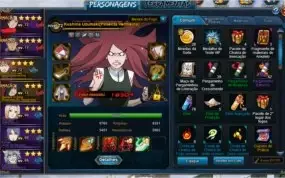 Conta Naruto Online servidor NOVO 520