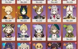 Venda Conta Genshin Ar56, Hutao, Alhaitam, Nahida Etc..
